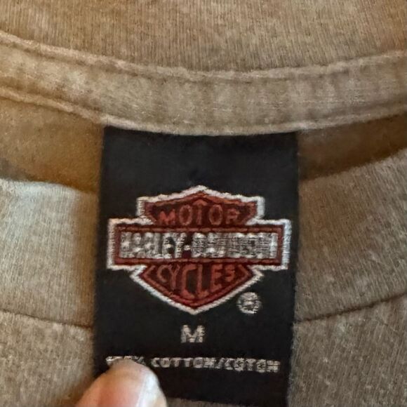 Harley-Davidson Vintage Cranbrook BC Canada Tee Shirt Size Medium - Picture 7 of 8